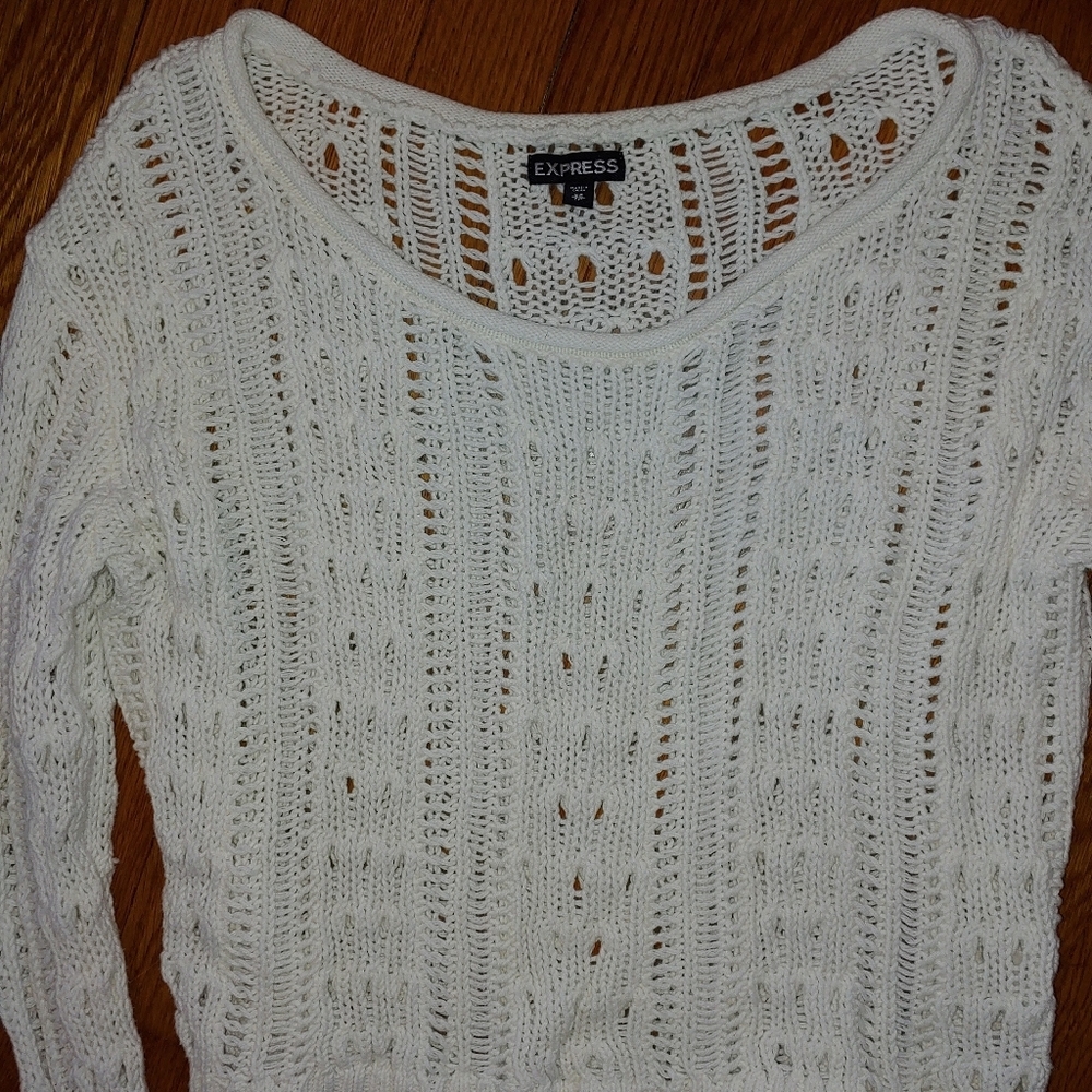 Express Cropped Sweater Top